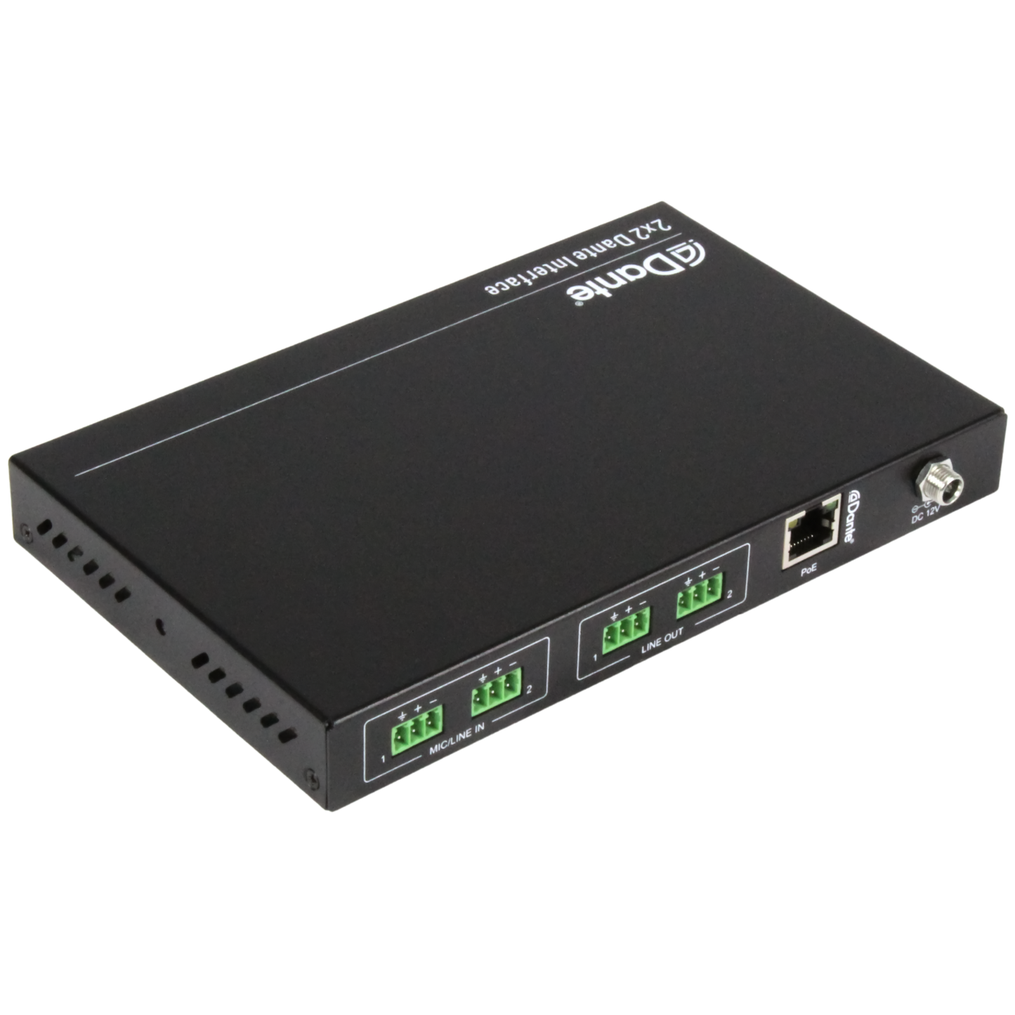 DAN-B202 Dante Audio Interface