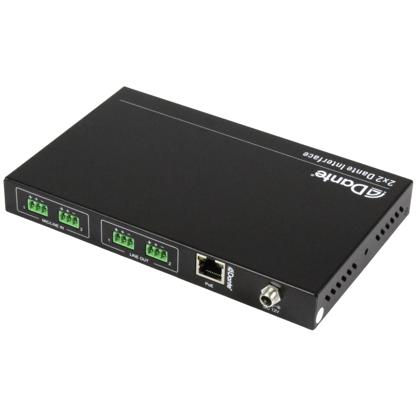 DAN-B202 Dante Audio Interface