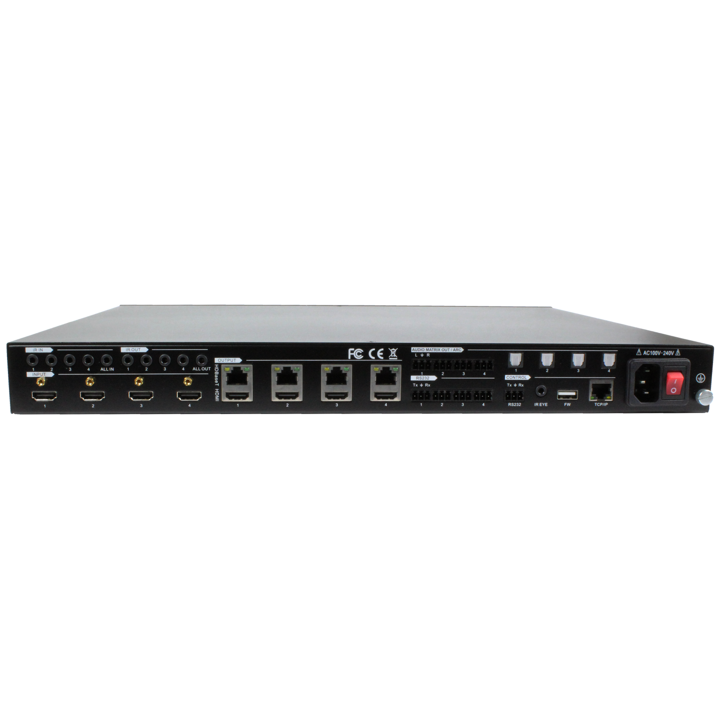 MUH44T-H2 4x4 Matrix Switcher