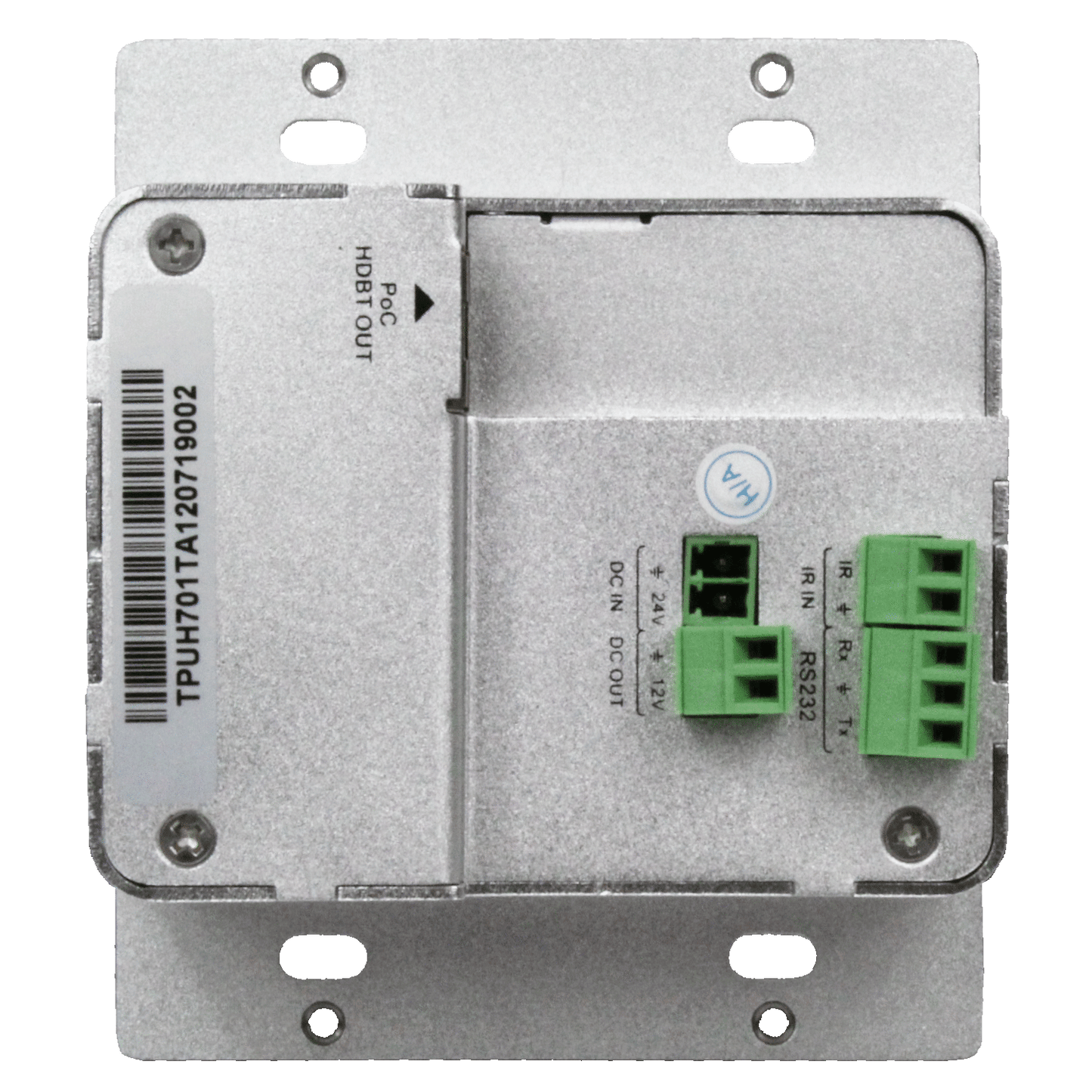 TPUH701T 3x1 Wallplate Transmitter